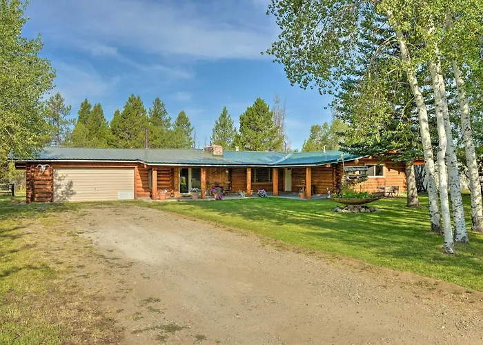 Сasa de vacaciones Cozy Wy Home: Rivers, Lakes, Mountains, Wildlife